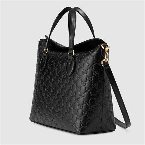 pochette gucci donna nerw|gucci leather shoulder bag.